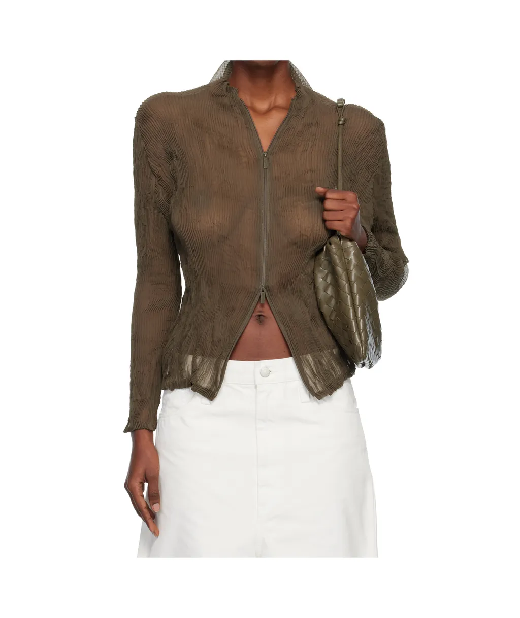 Chiffon Twist Cardigan