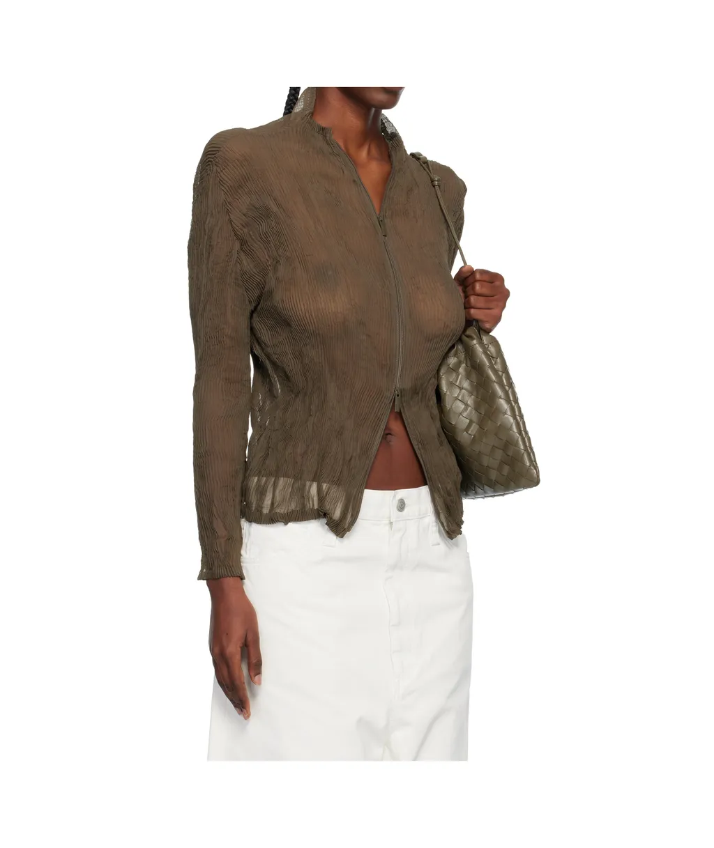 Chiffon Twist Cardigan