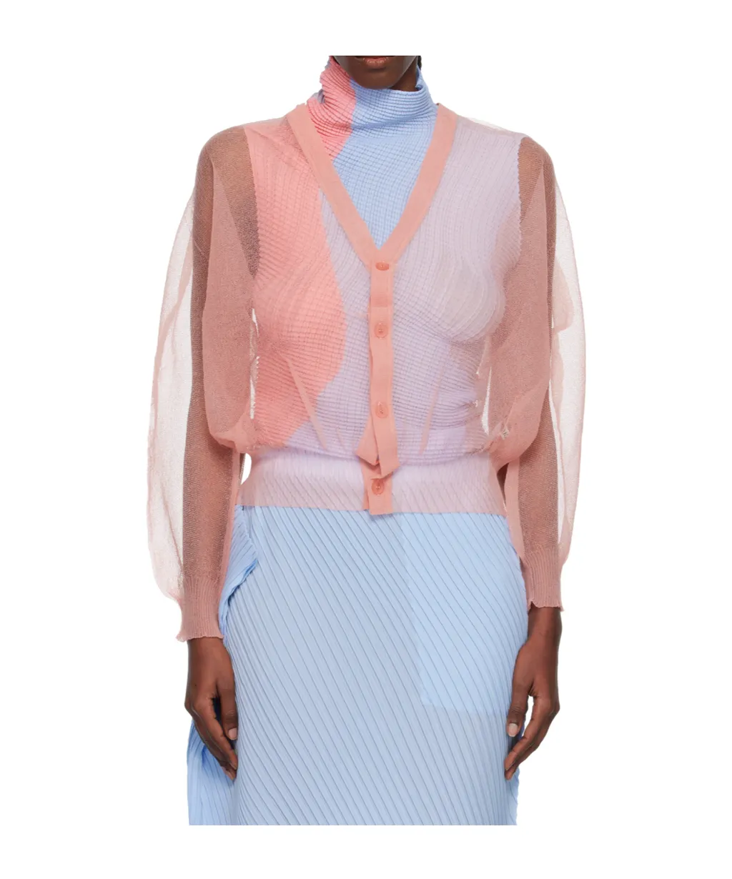Lightweight Knitted Nylon Cardigan