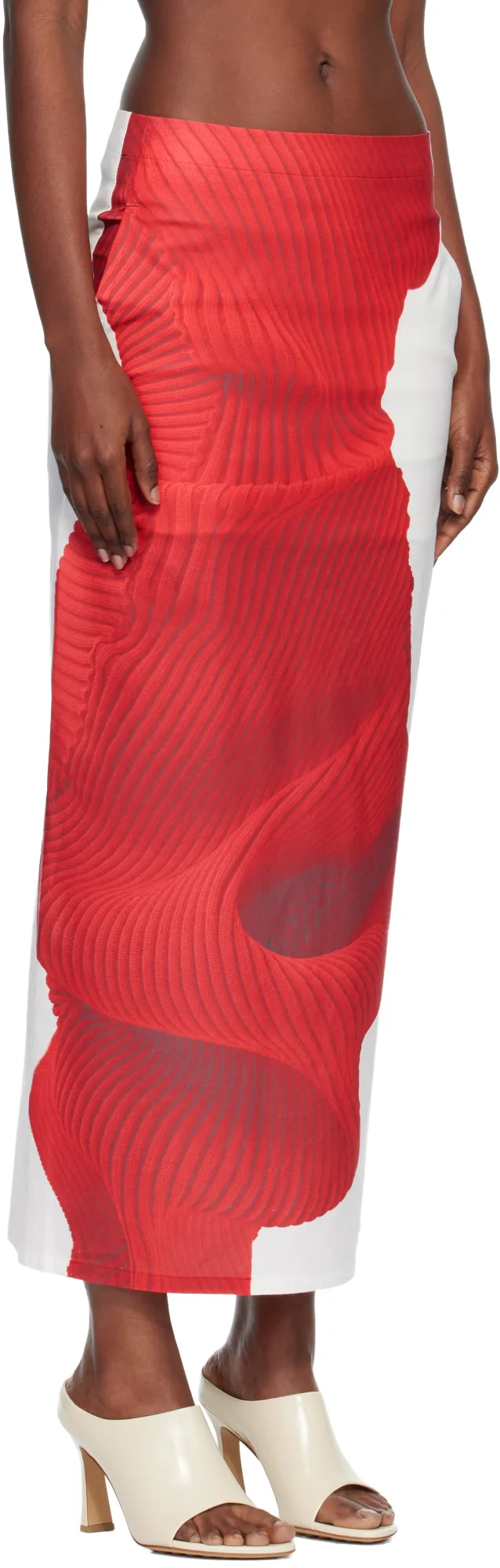 Knit As Represented Midi Skirt