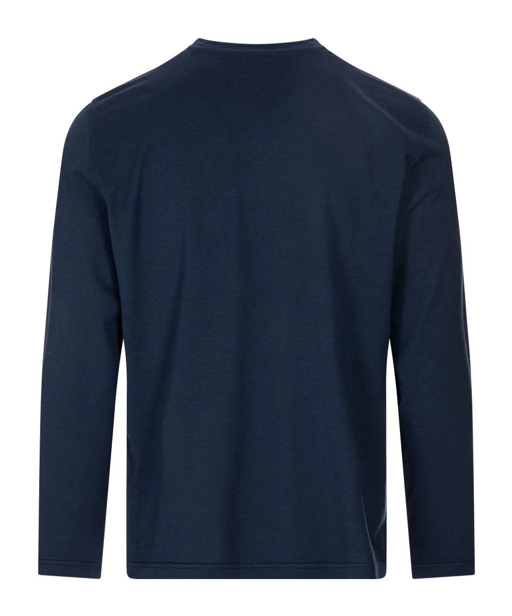 Long-Sleeved Crew Neck T-Shirt
