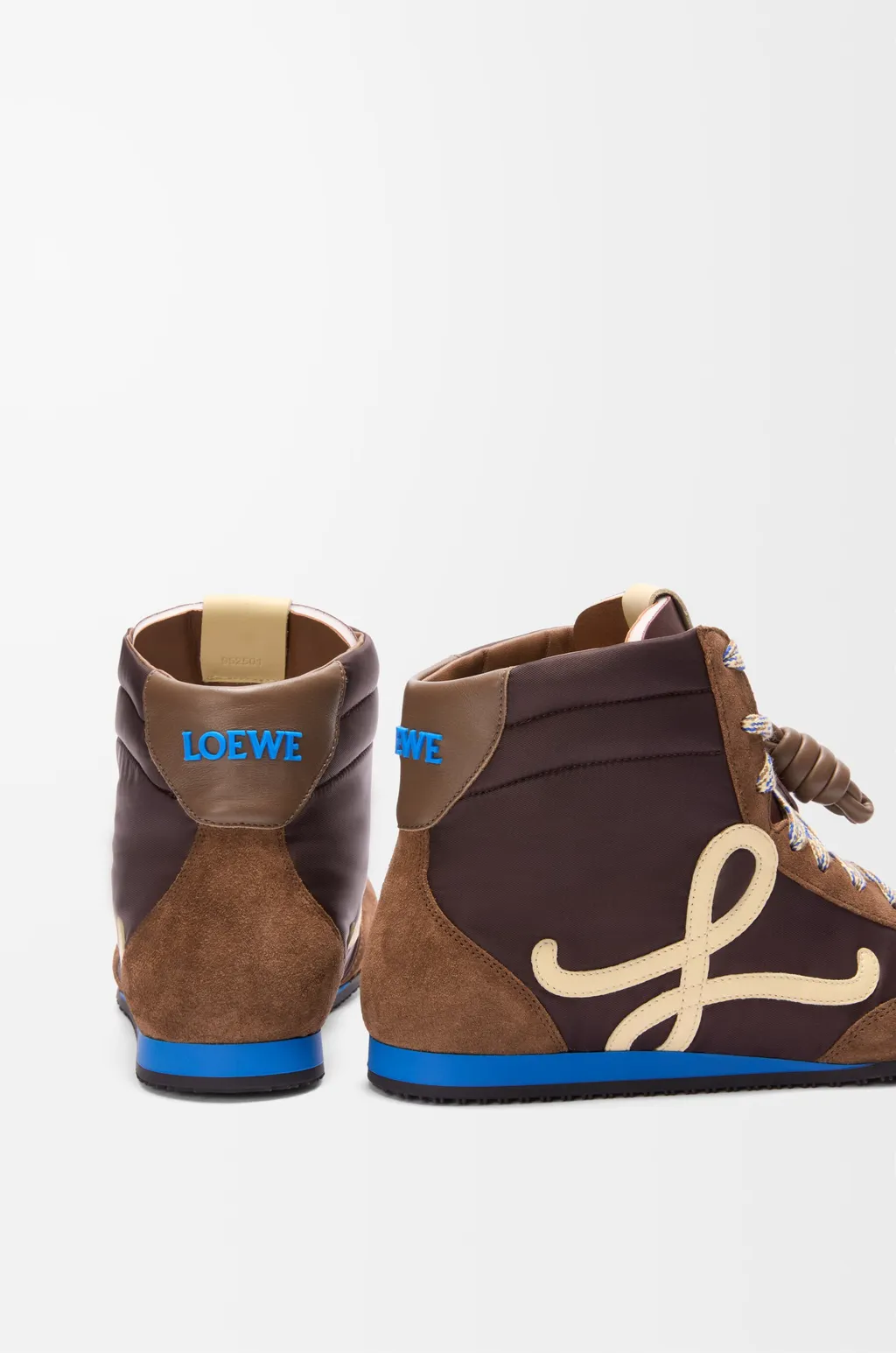 Ballet Runner 2.0 High-Top In Nylon And Calfskin