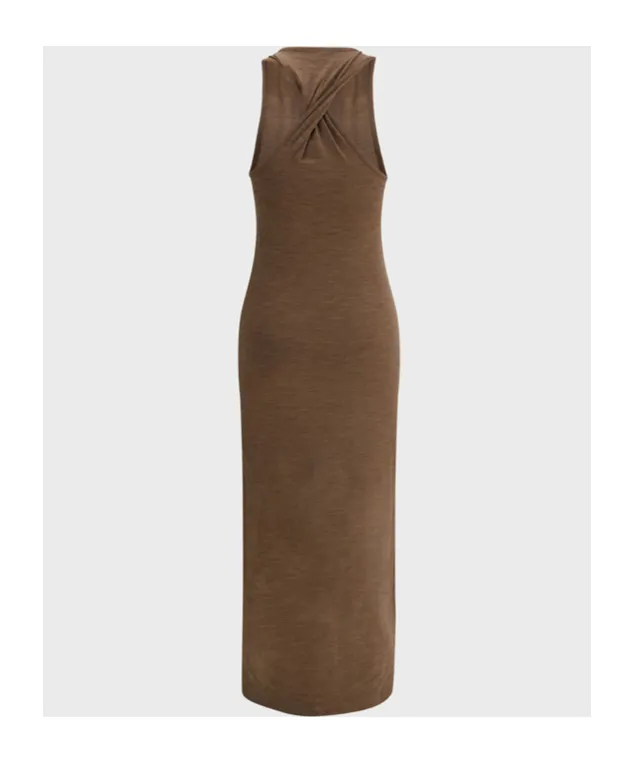 Anagram-Motif Maxi Dress