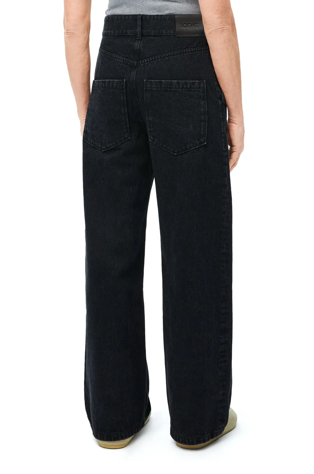 Logo Printed Straight-Leg Jeans