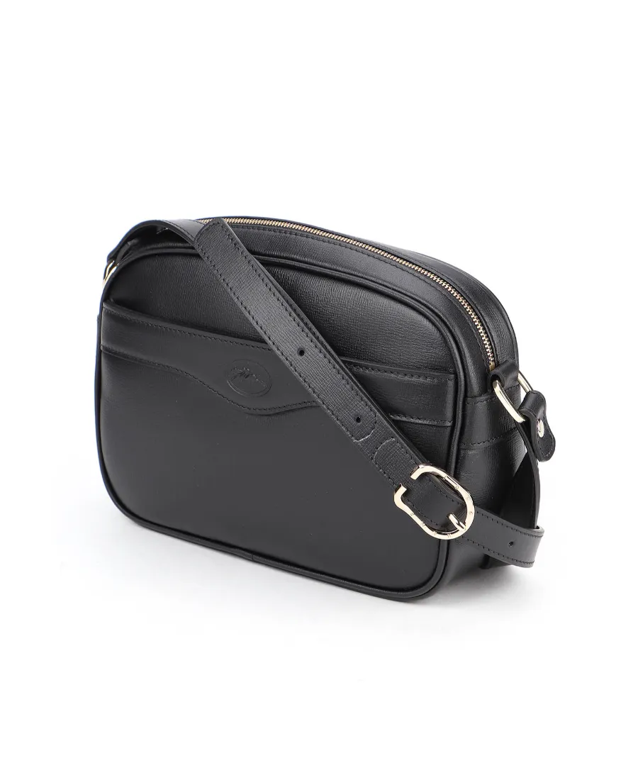 Logo Embossed Shoulder Bag
