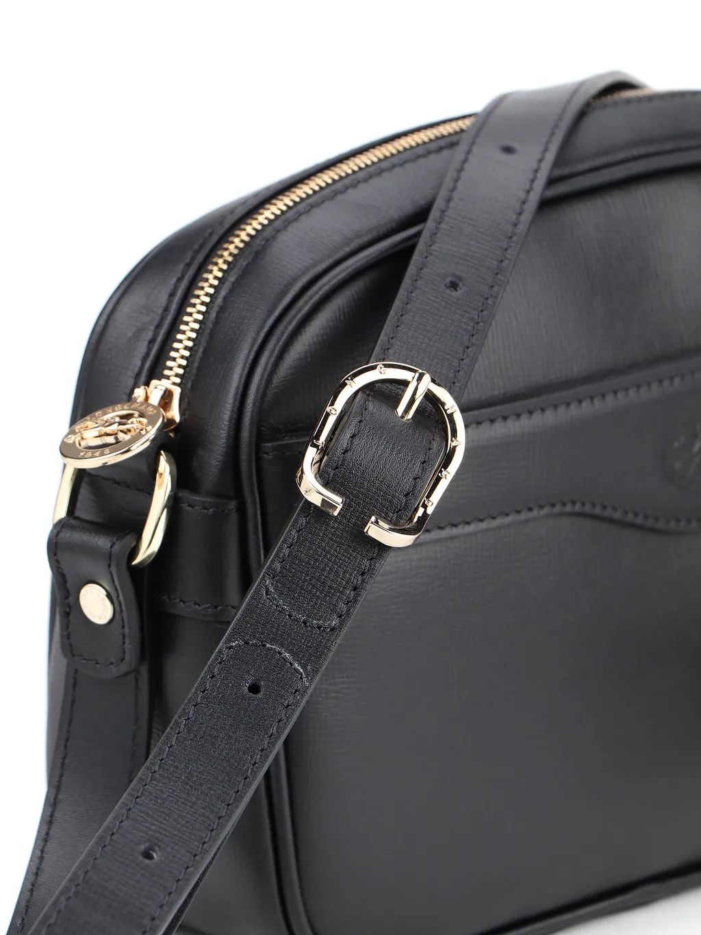 Logo Embossed Shoulder Bag