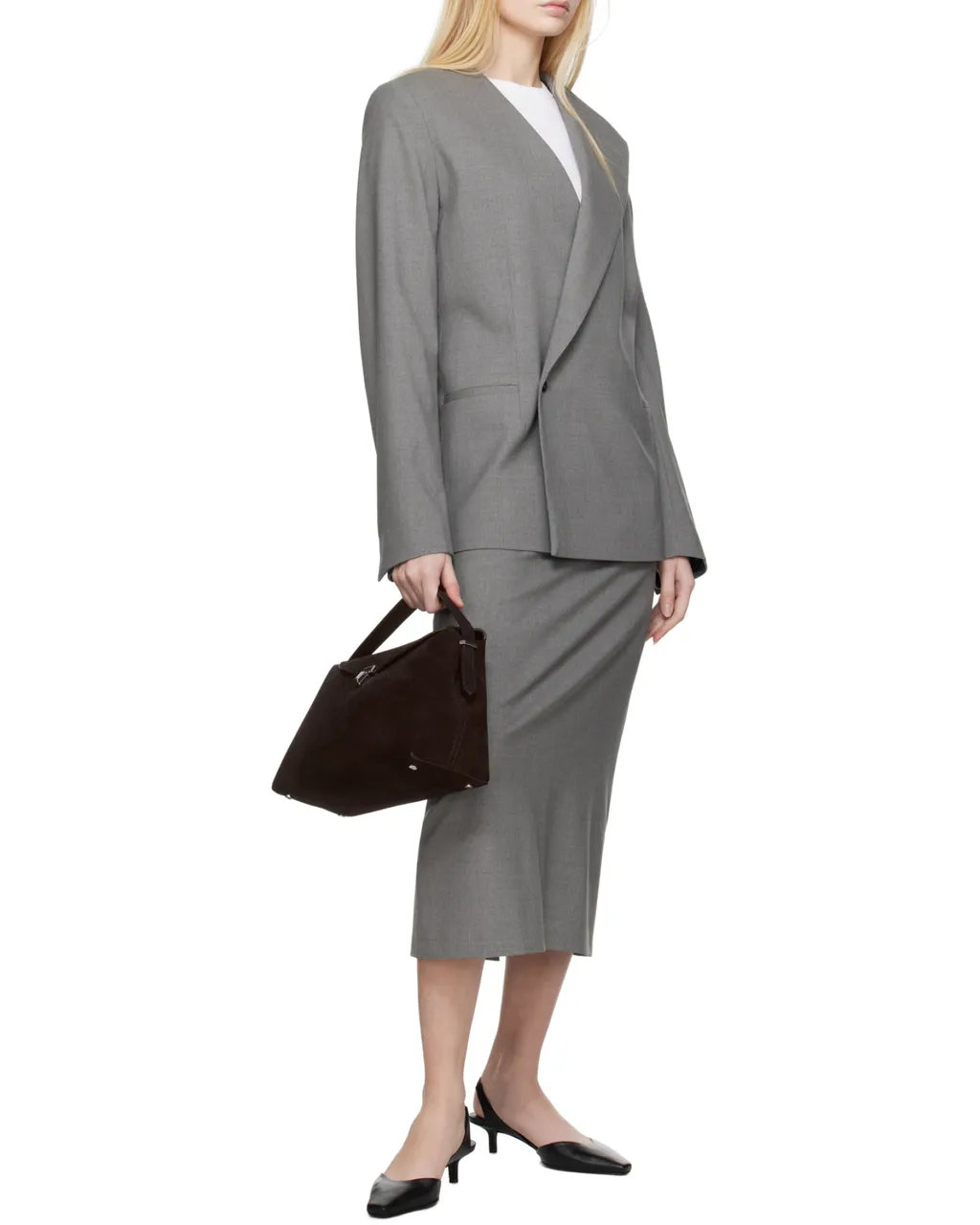 Elastic Twill Blazer
