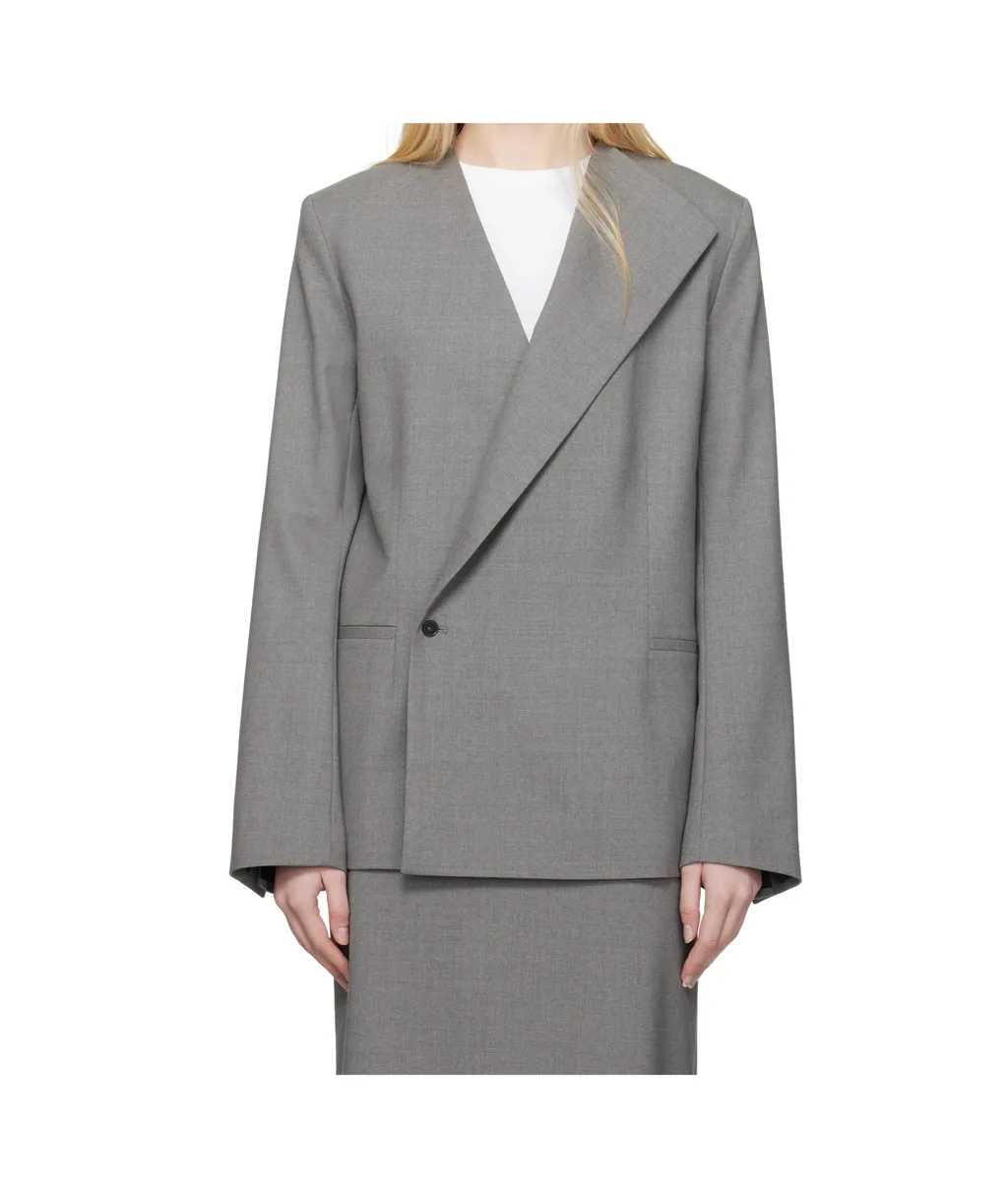 Elastic Twill Blazer