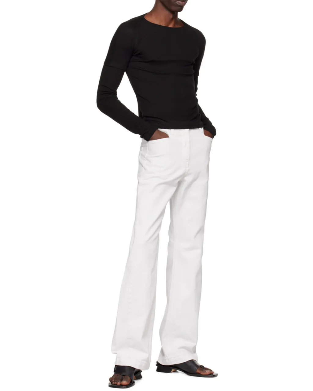 Logo Denim Trousers