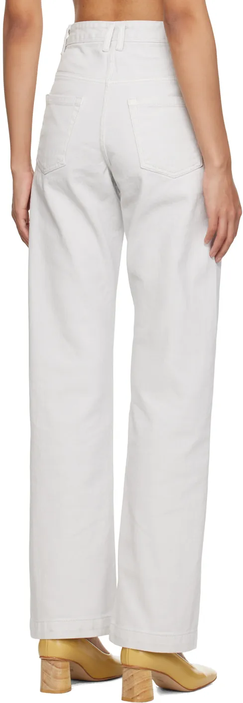 Logo Denim Trousers
