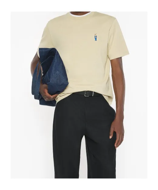 Fox-Embroidered Cotton T-Shirt