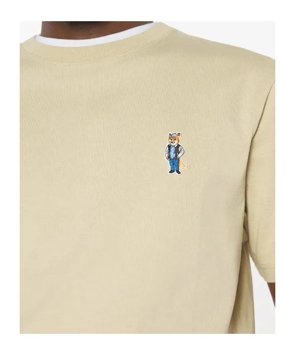 Fox-Embroidered Cotton T-Shirt