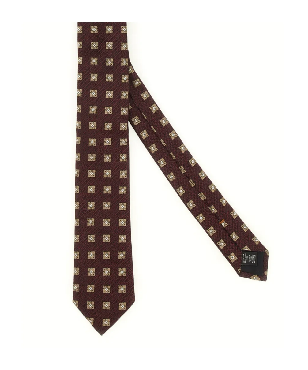 Jacquard Pointed Tip Tie