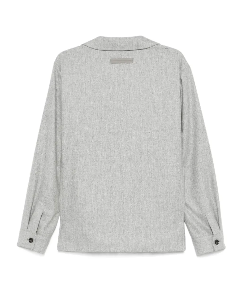 Button-Detailed Straight Hem Jacket