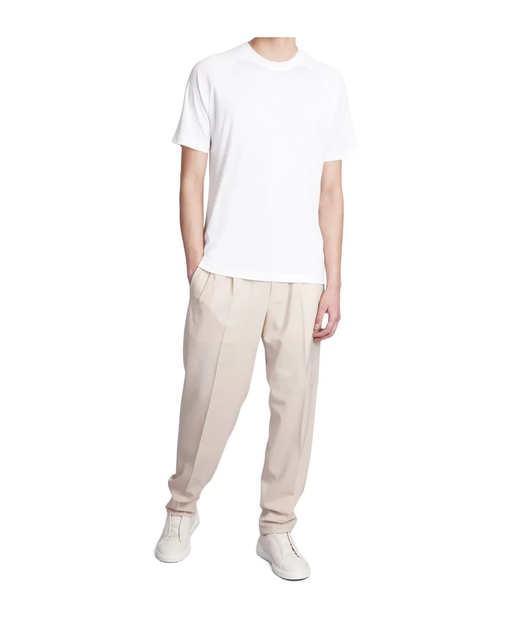 Short-Sleeved Knit T-Shirt