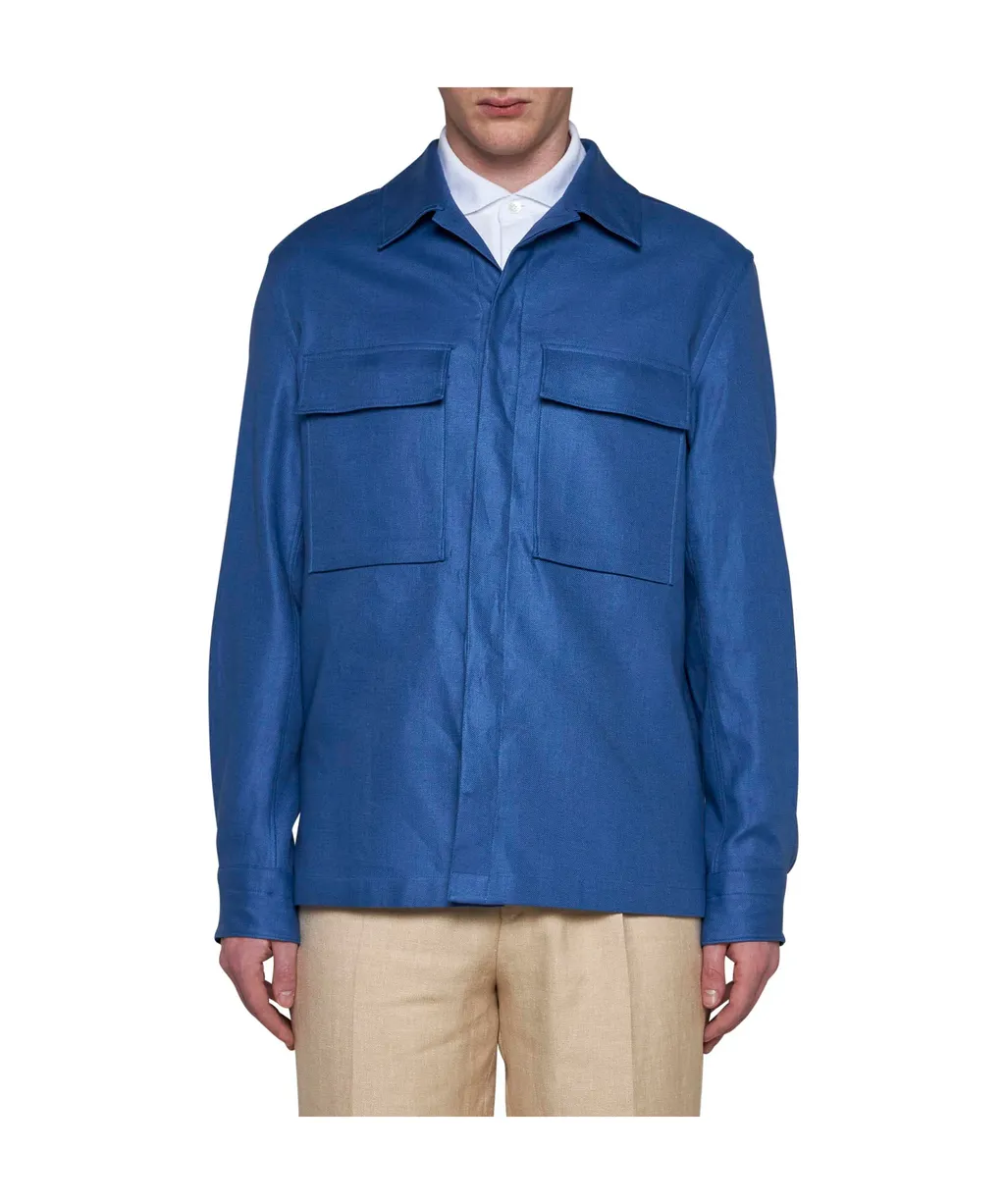 Concealed Fastened Overshirt