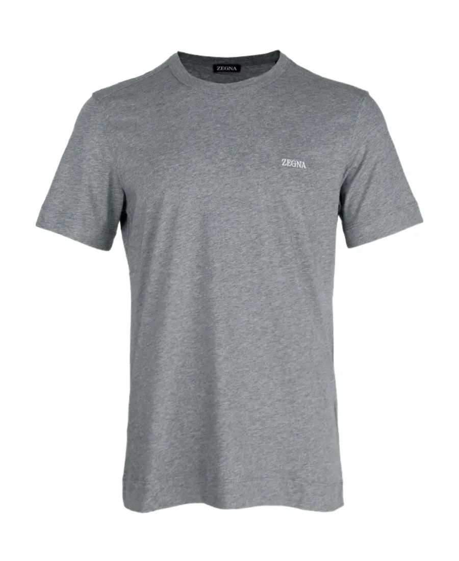 Logo Embroidered Crewneck T-Shirt