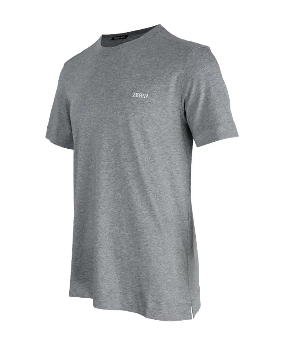 Logo Embroidered Crewneck T-Shirt