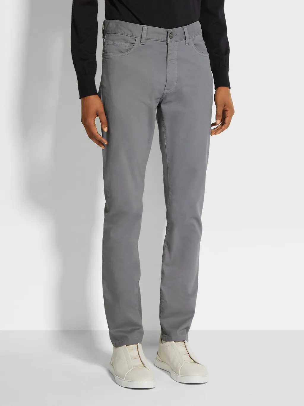 Logo Patch Slim-Cut Jeans