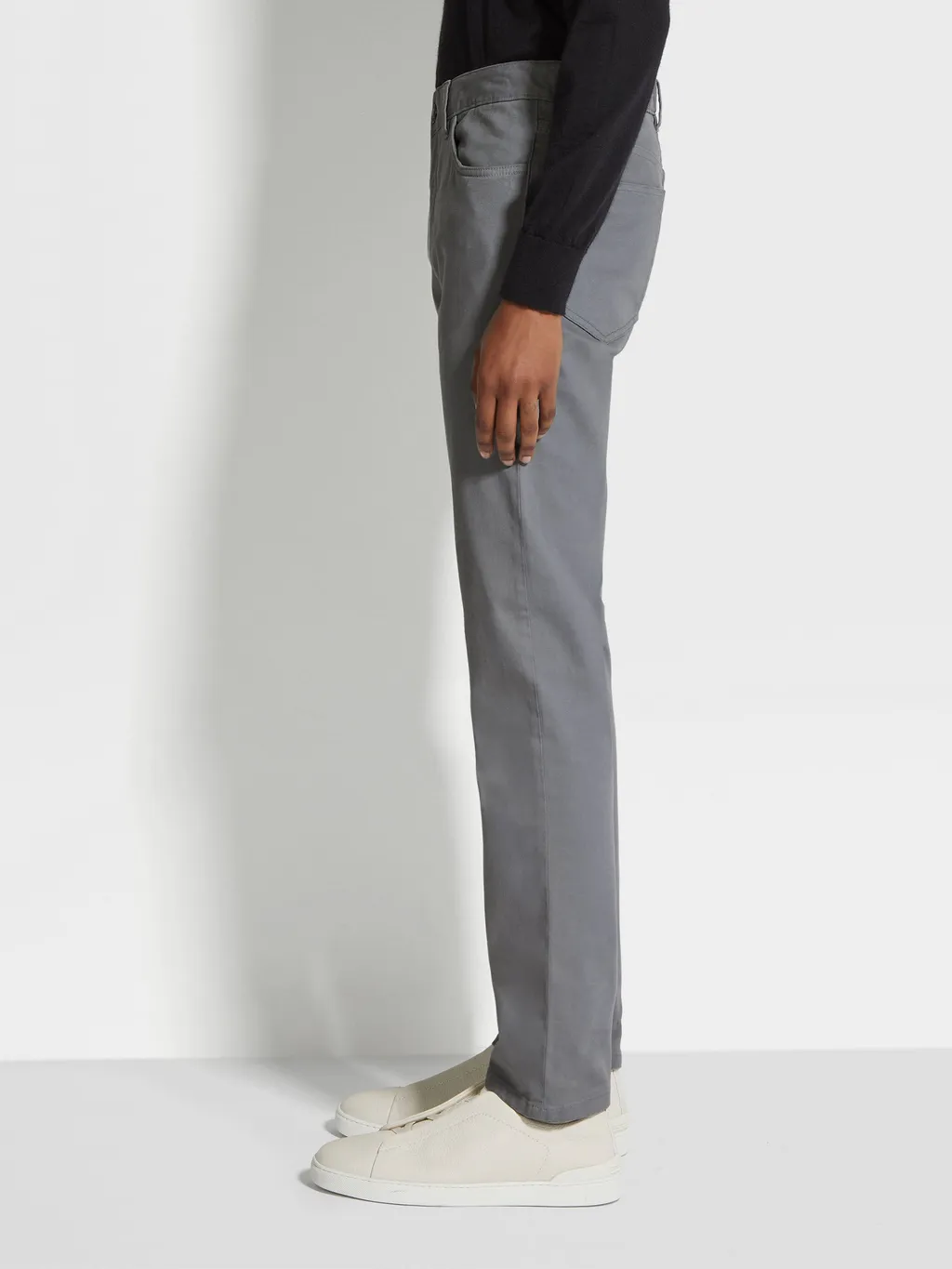 Logo Patch Slim-Cut Jeans