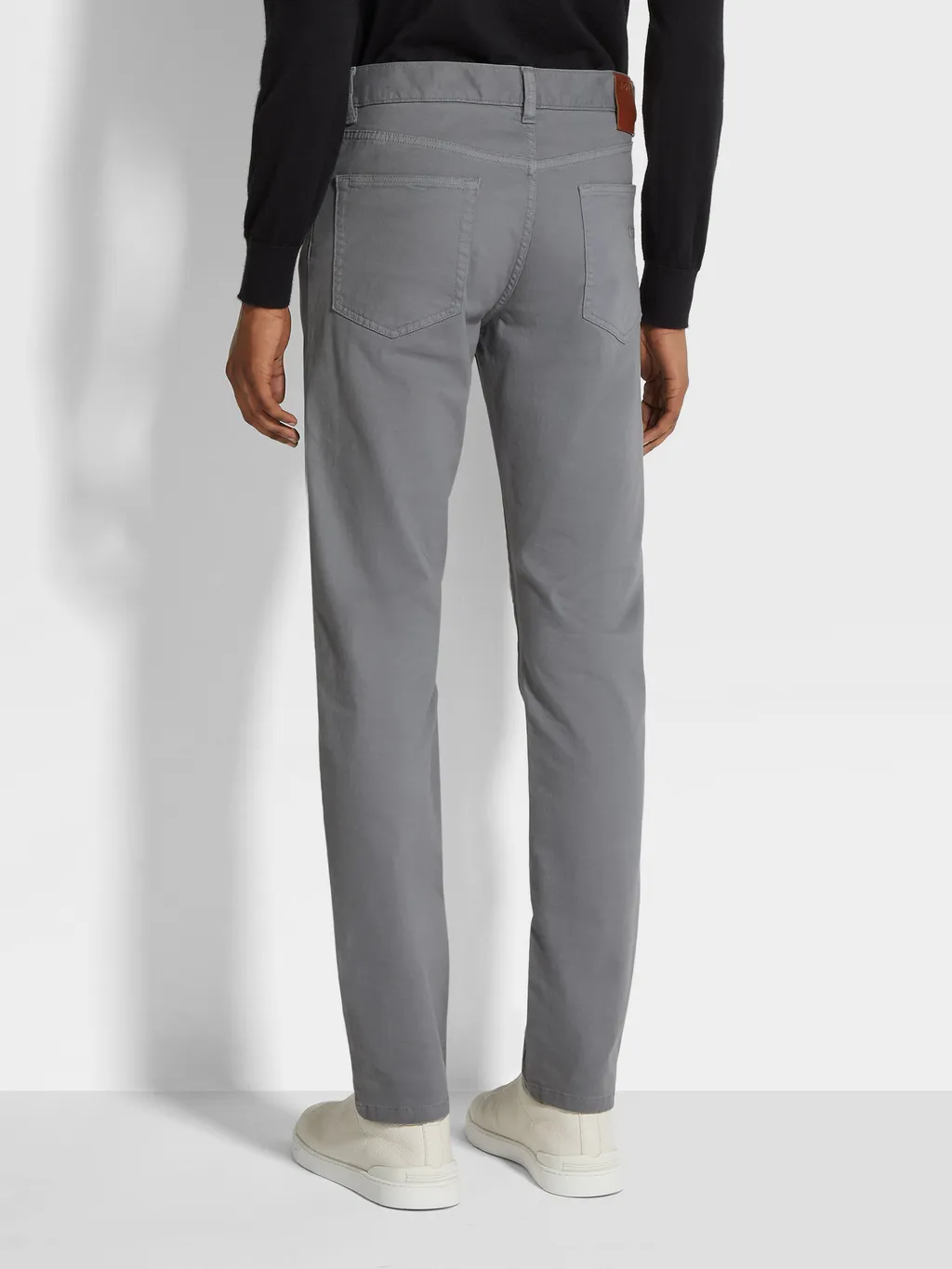 Logo Patch Slim-Cut Jeans