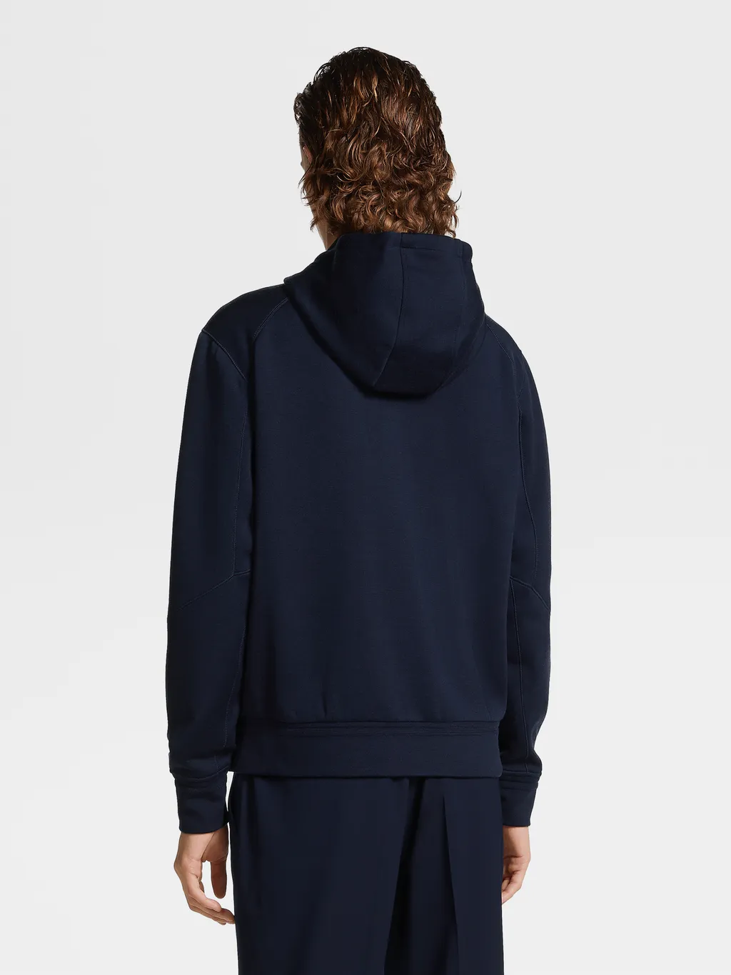 Zip-Up Drawstring Hoodie