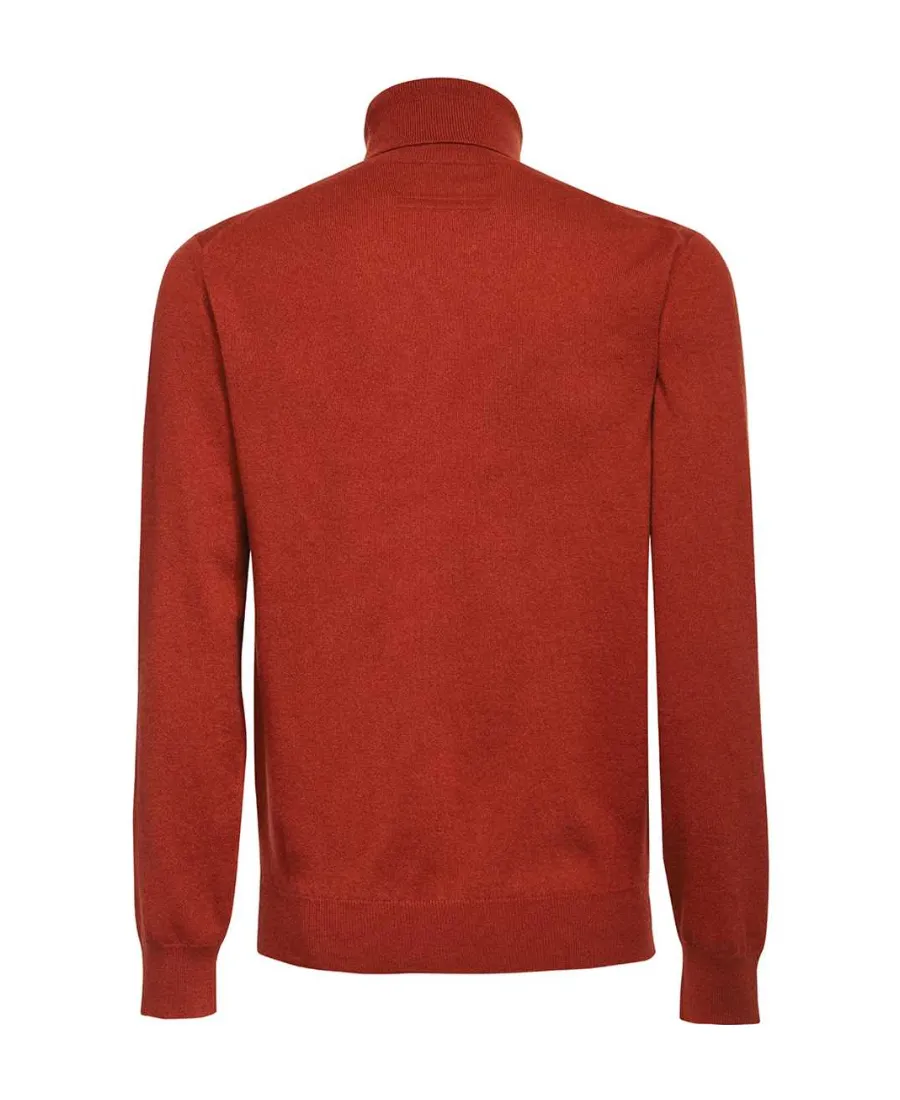 High-Neck Long-Sleeved Sweater