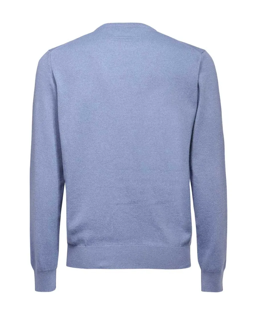 Round-Neck Long-Sleeved Sweater