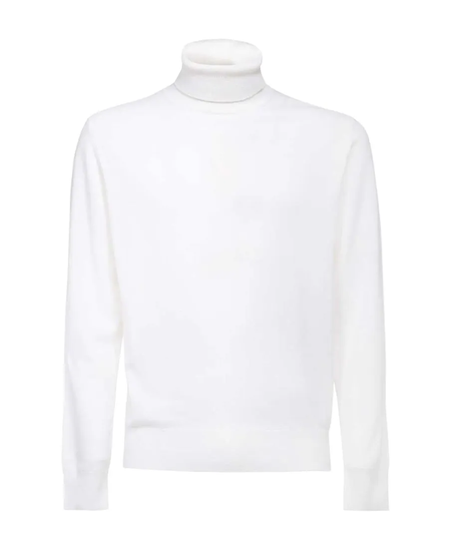High-Neck Long-Sleeved Sweater