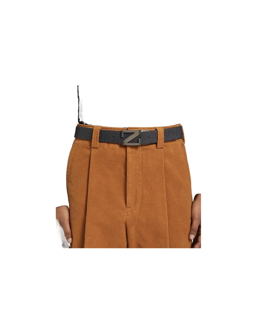 Logo Plaque Reversible Belt