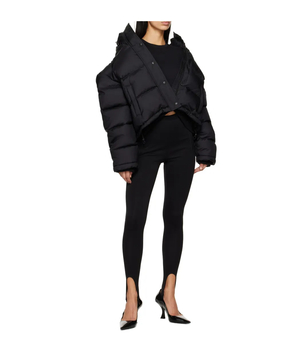 Hooded Quilted Down Jacket