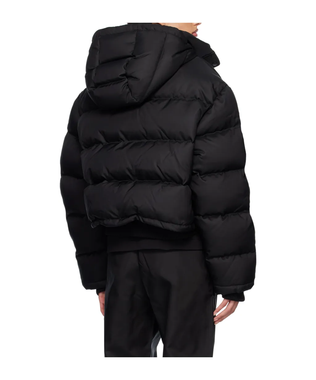 Hooded Quilted Down Jacket