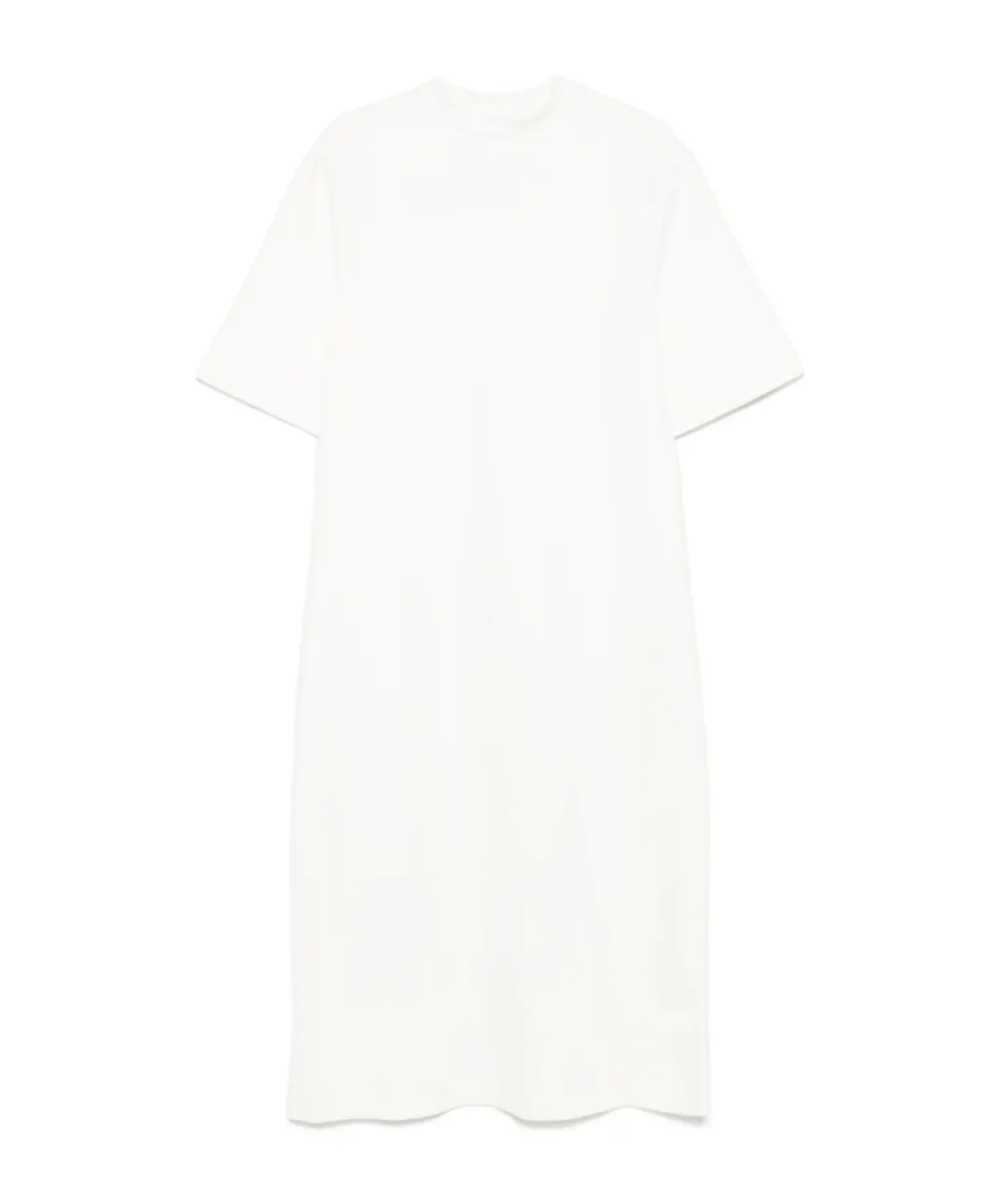 Back Slit Mid-Length Dress