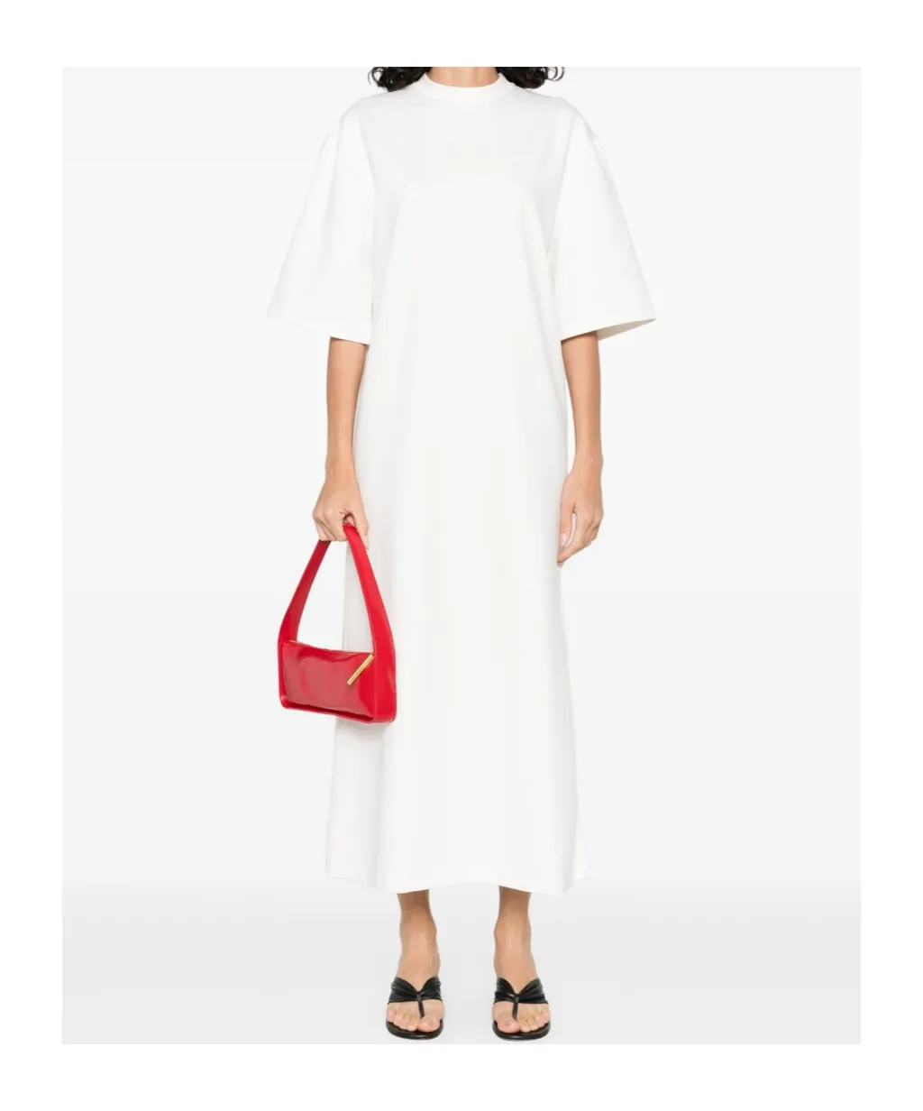 Back Slit Mid-Length Dress