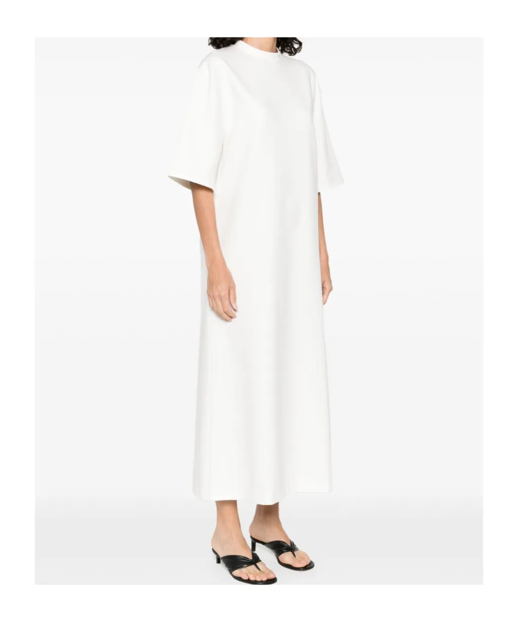 Back Slit Mid-Length Dress
