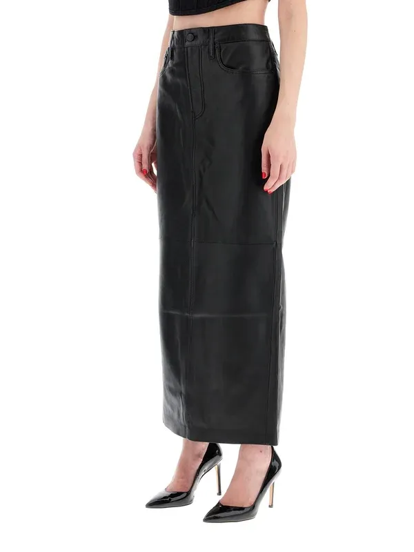 Straight Pencil Skirt With Belt Loops