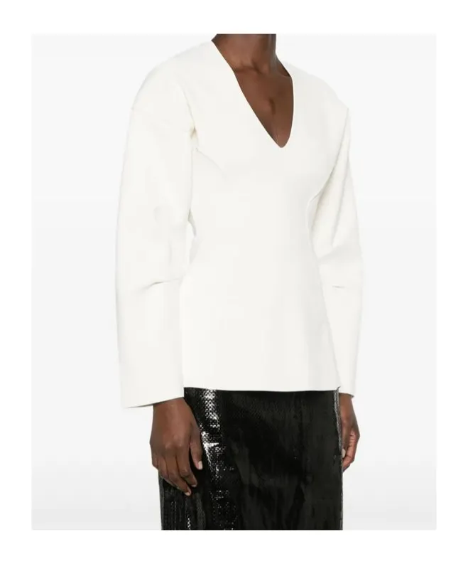 V-Neck Long-Sleeve Tunic