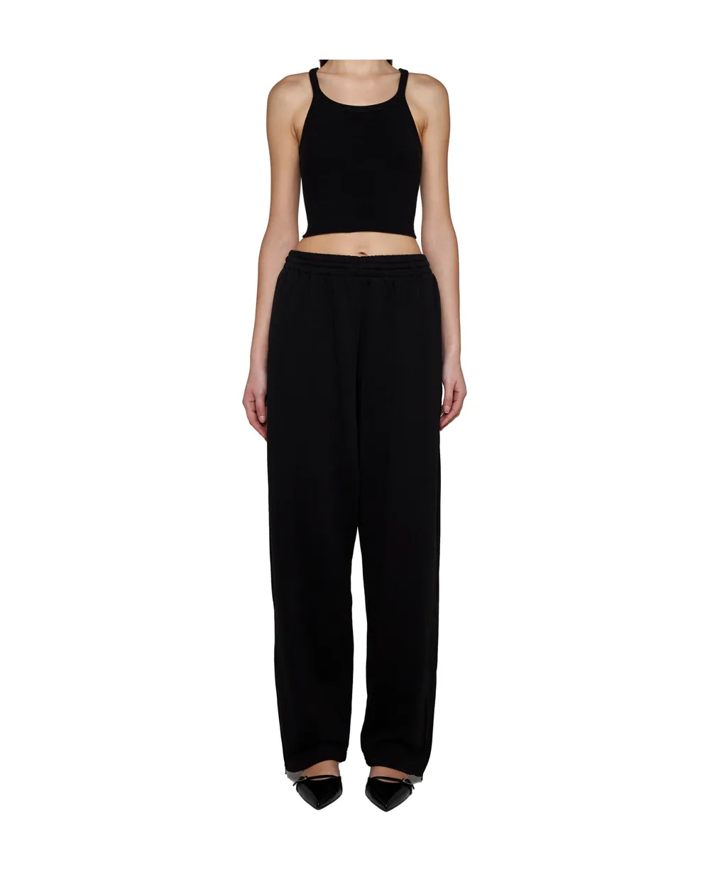 Ribbed Knitted Suspenders