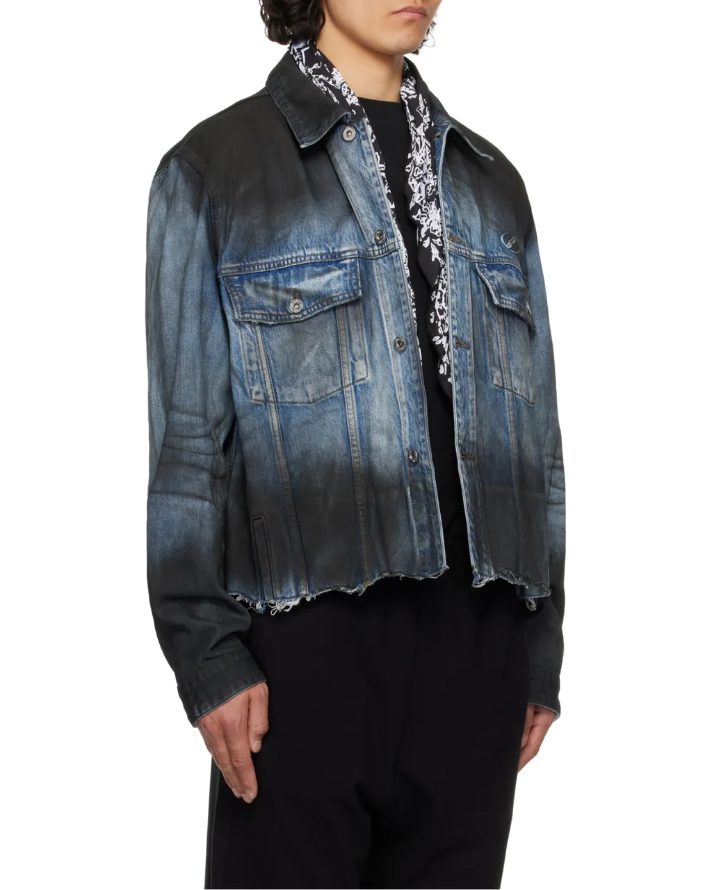 Sprayed Sporty Selldone Denim Jacket