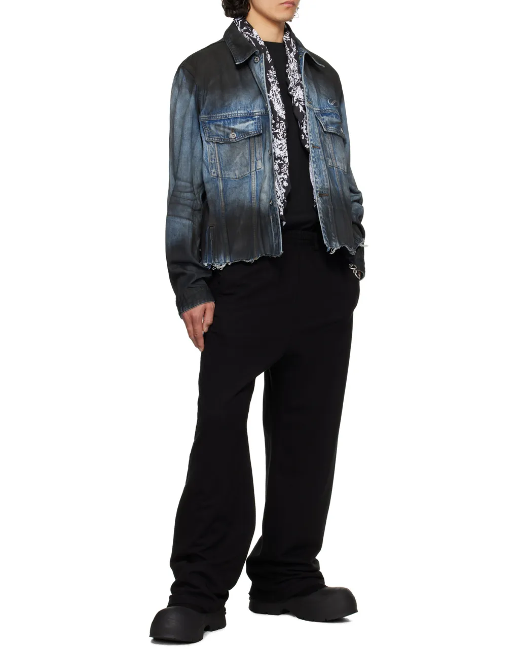 Sprayed Sporty Selldone Denim Jacket