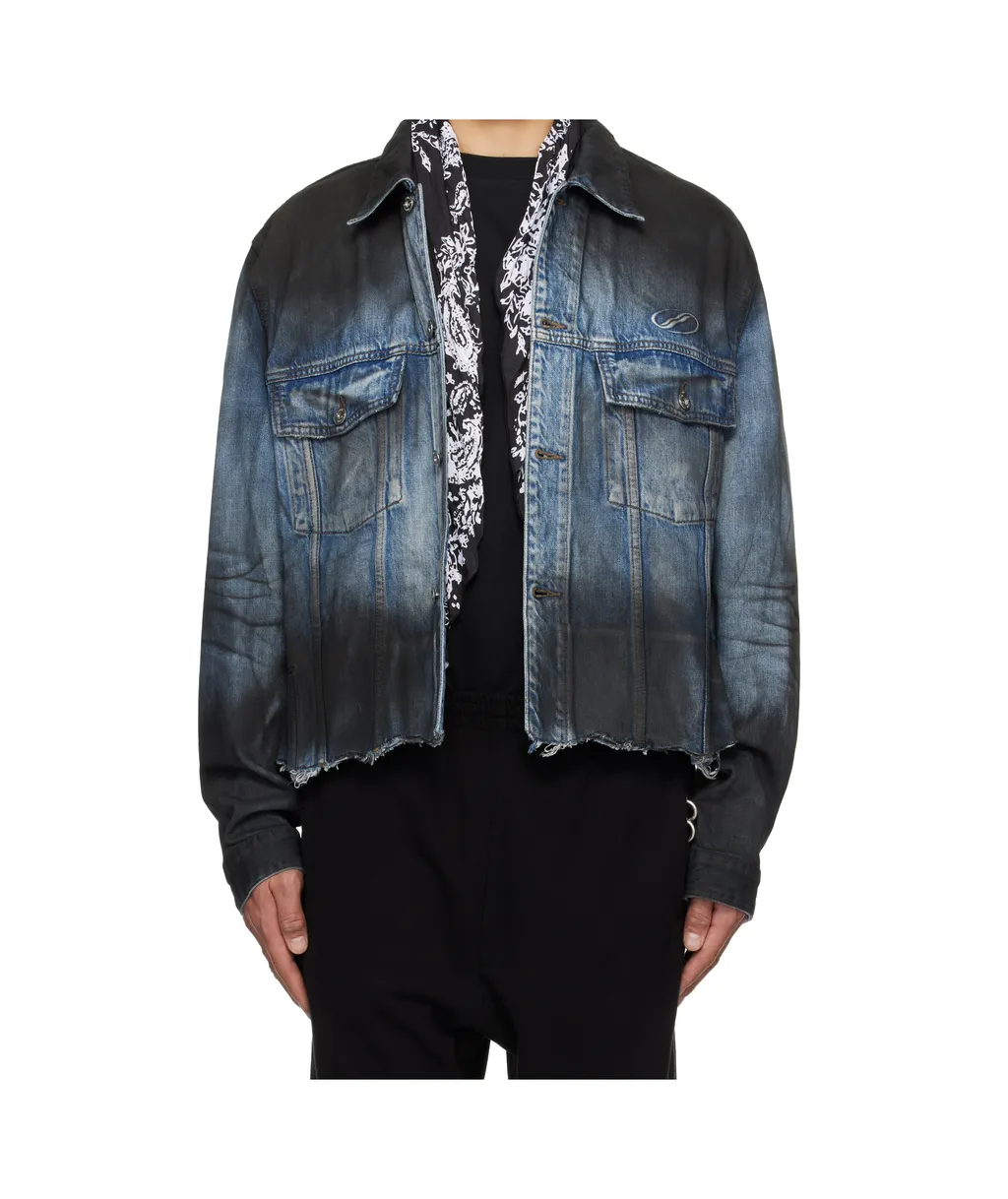 Sprayed Sporty Selldone Denim Jacket