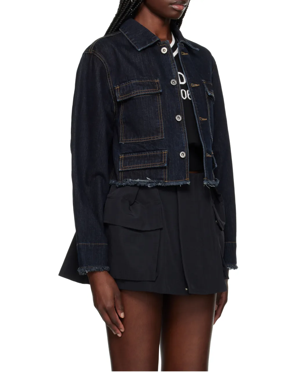 Cropped Denim Jacket