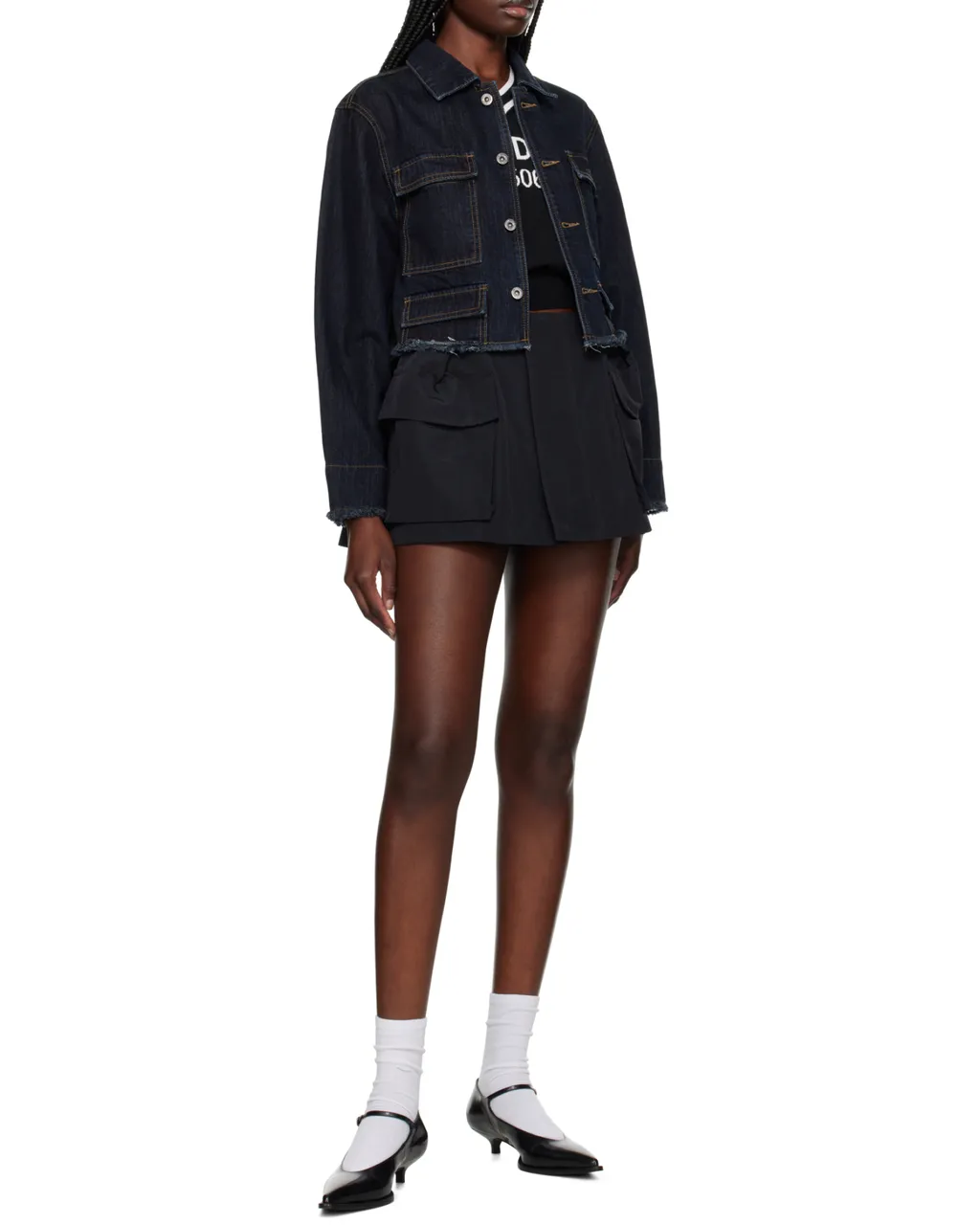Cropped Denim Jacket