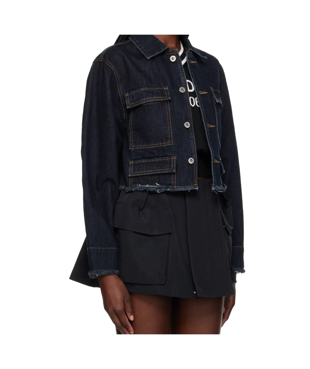 Cropped Denim Jacket