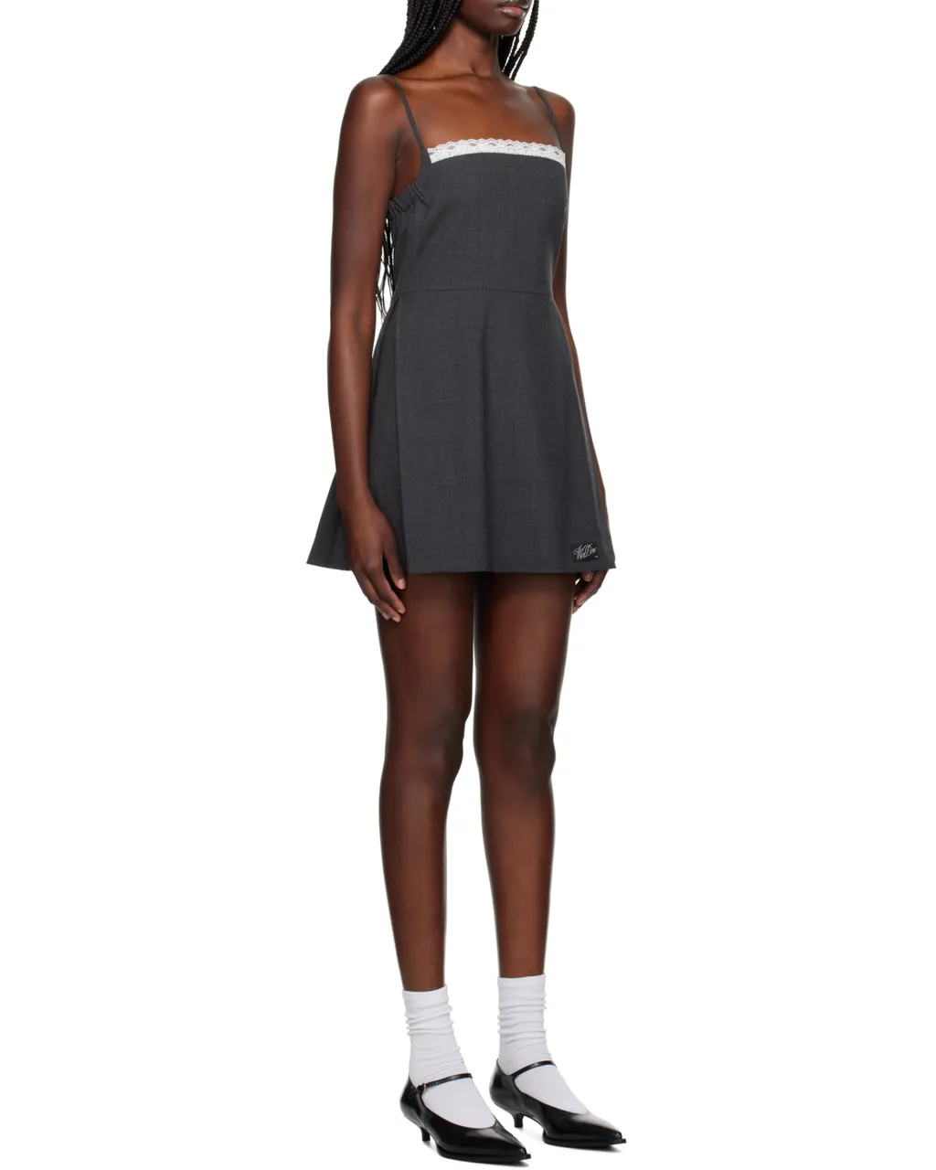 Lace-Detail Minidress