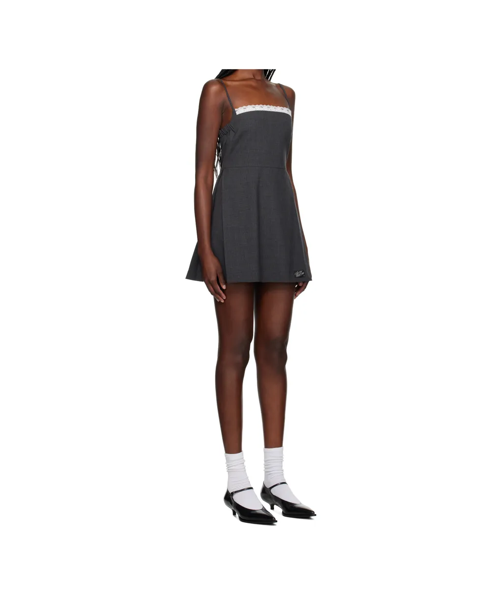Lace-Detail Minidress
