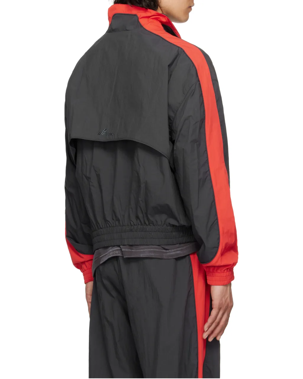Panelled Zip-Up Bomber Jacket