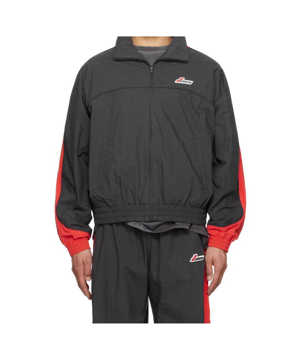Panelled Zip-Up Bomber Jacket