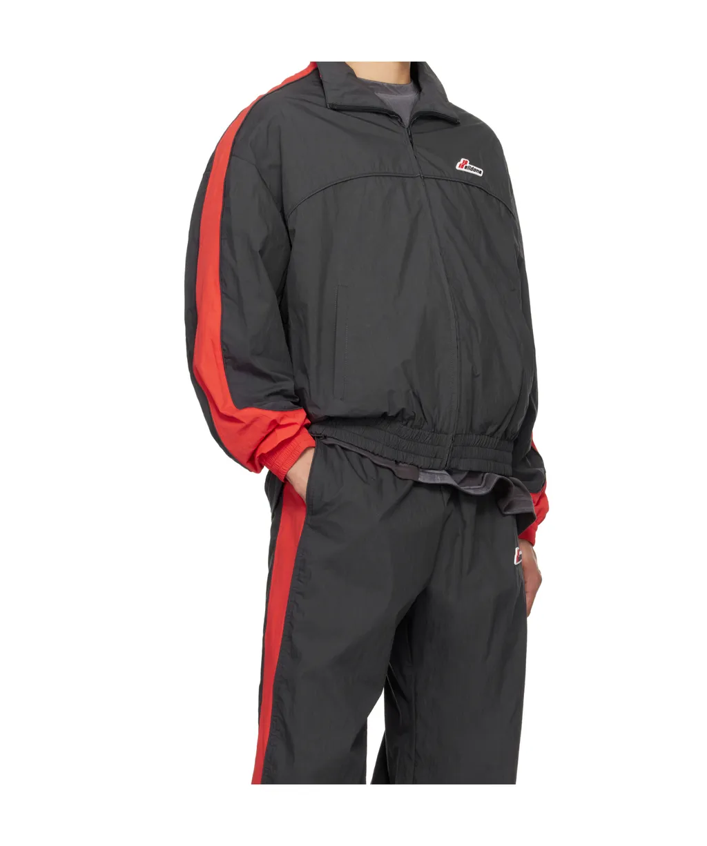 Panelled Zip-Up Bomber Jacket