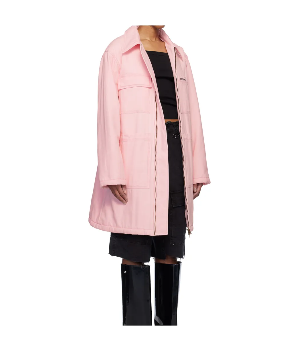 Lapel Long Sleeve Coat